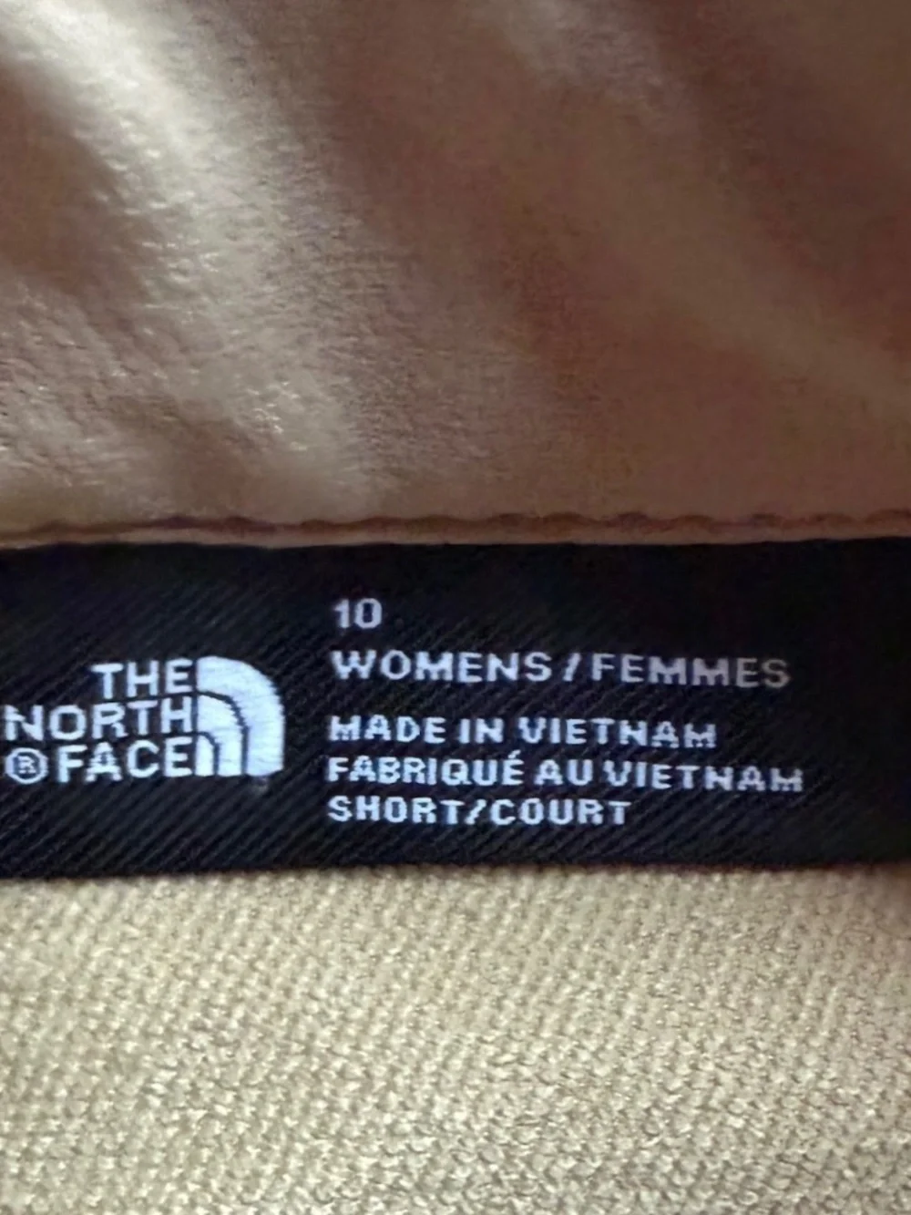 The North Face Bridgeway‎ Shorts Khaki Stretch Trail Hiking FlashDry-XD Sz 10